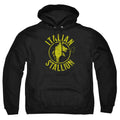 Rocky Italian Stallion Horse Black Pullover Hoodie