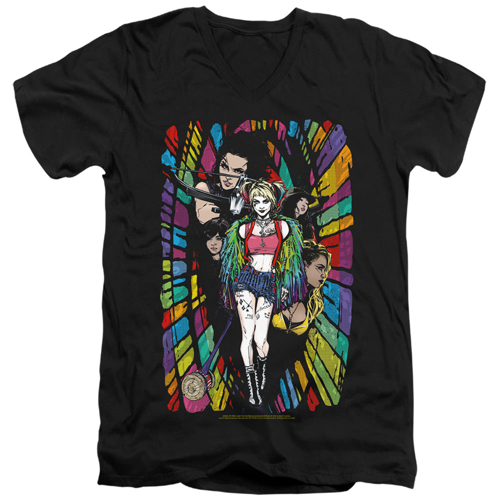 Birds of Prey Color Corridor V-Neck T-Shirt