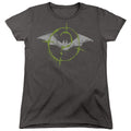 The Batman Scribbles Bat Logo Womens T-Shirt