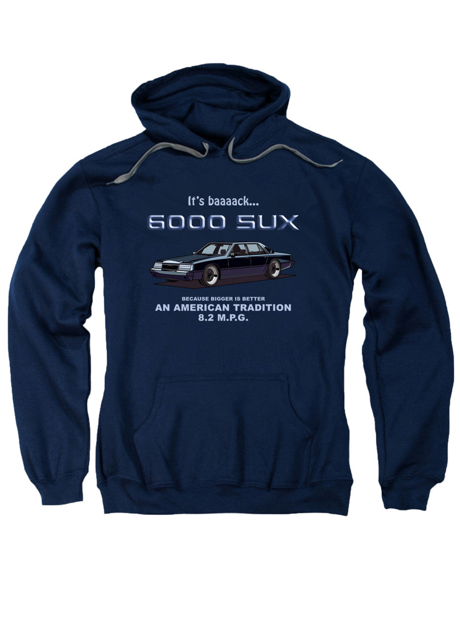 Navy 6000 SUX Bigger is Better Hoodie
