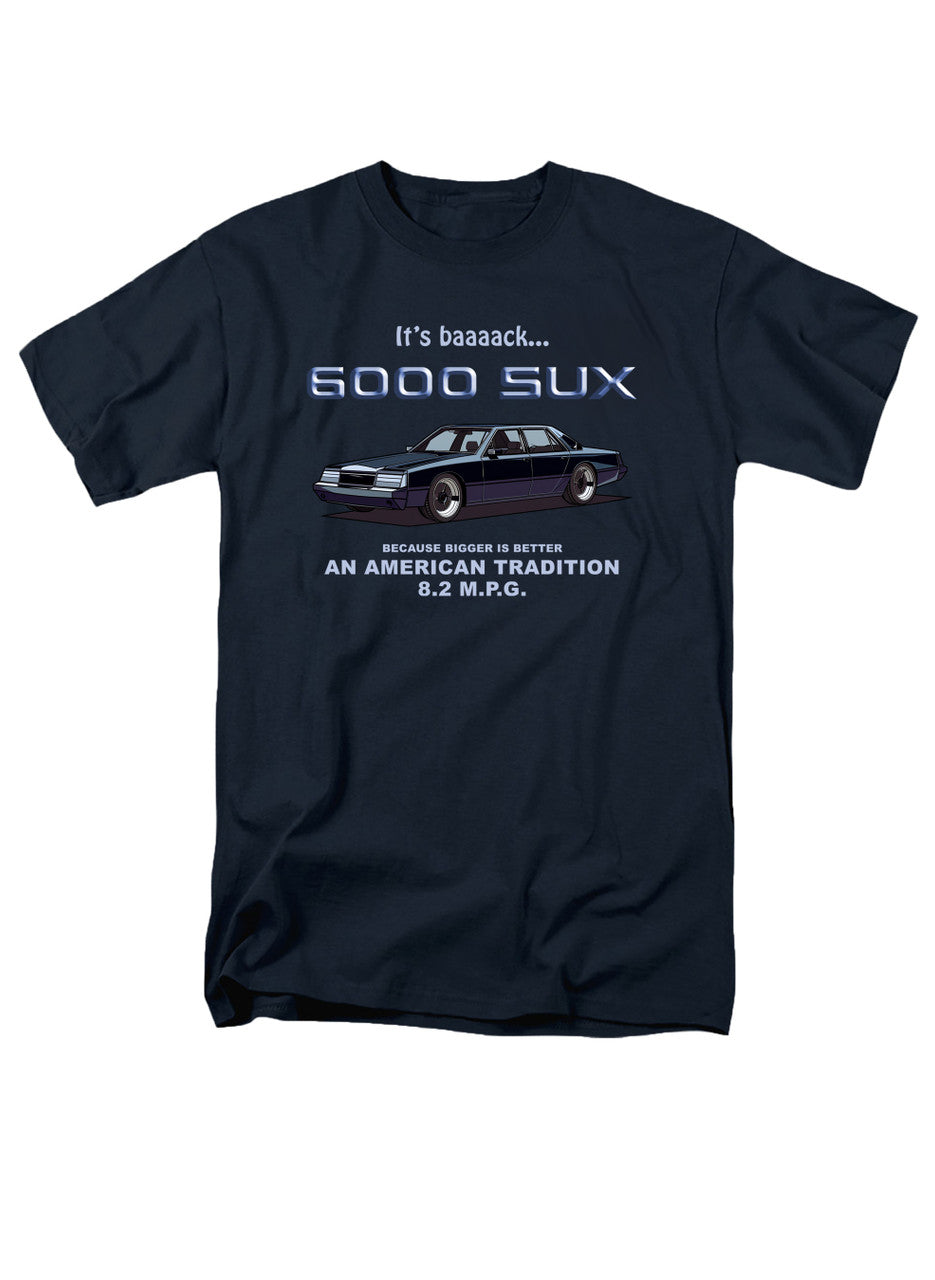 Navy 6000 SUX Bigger is Better T-Shirt