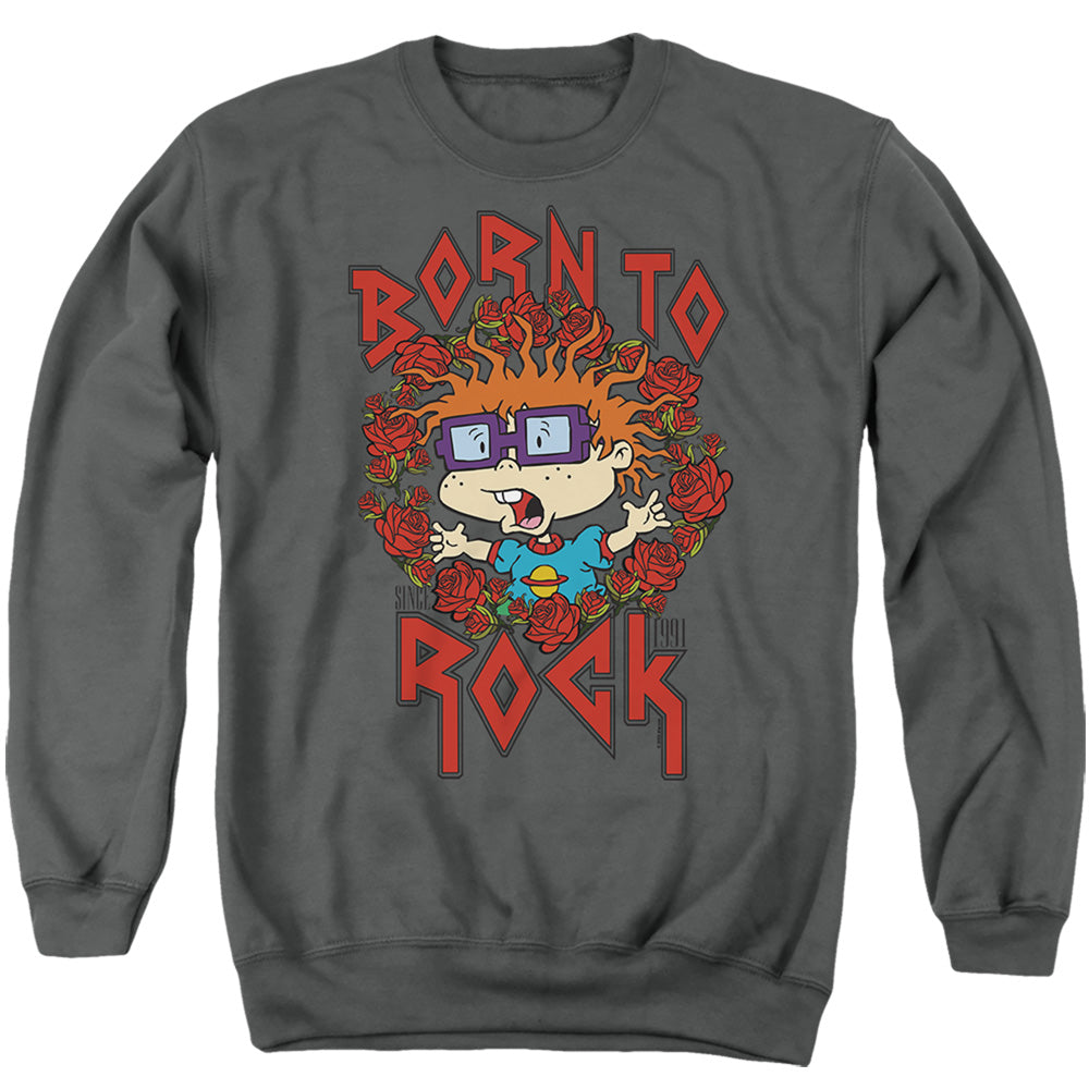 Rugrats Chuckie Was Born to Rock Crewneck Sweatshirt