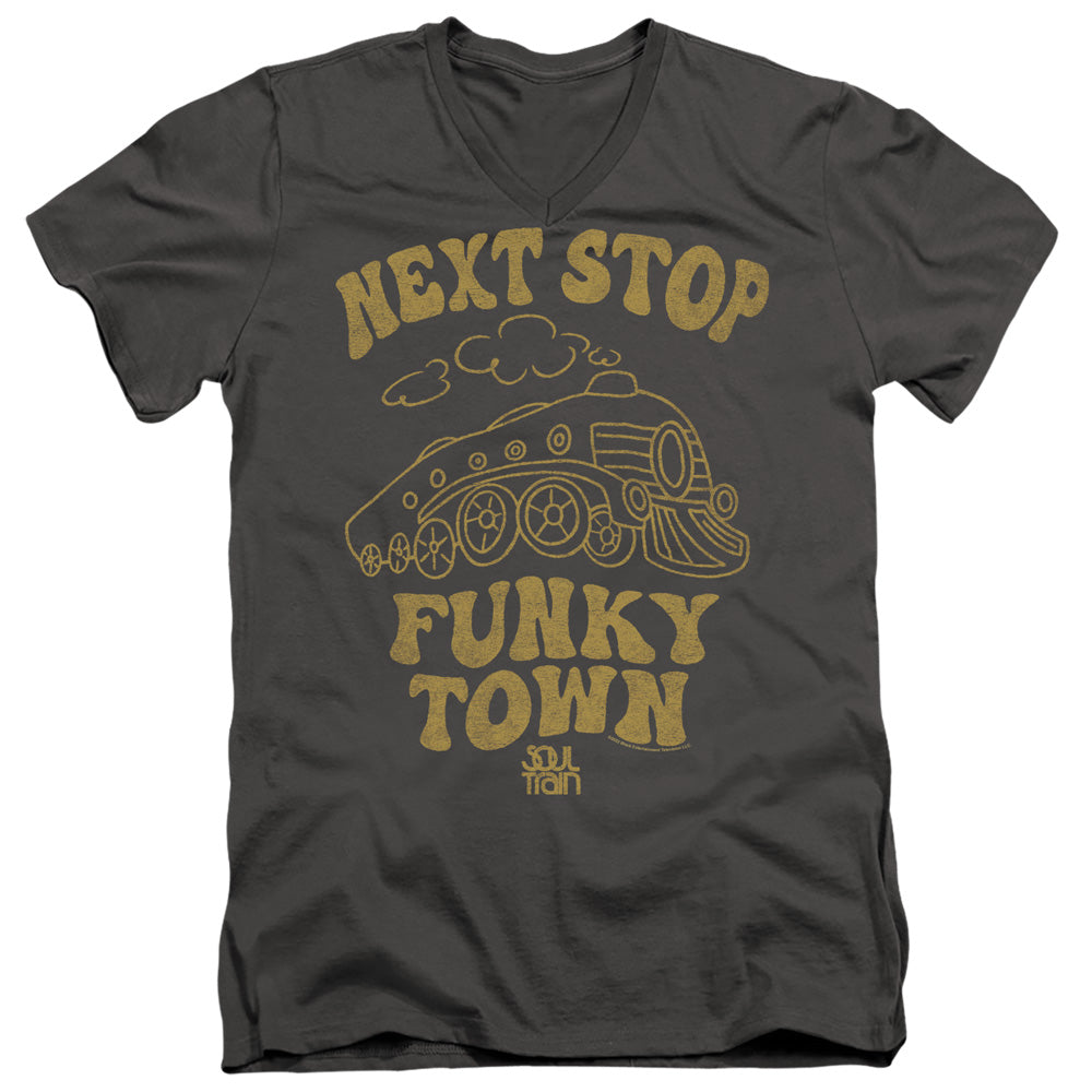 Soul Train Soul Train Next Stop V-Neck T-Shirt