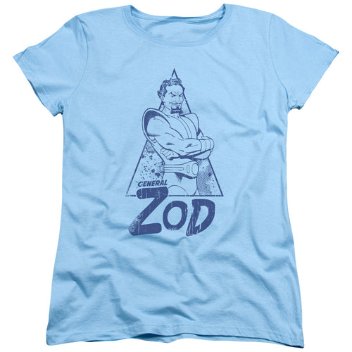 Superman Vintage Zod Womens T-Shirt
