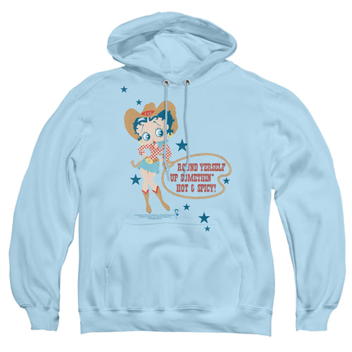 Betty Boop Hot and Spicy Cowgirl Pullover Hoodie