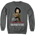 The Princess Bride Hello Charcoal Crewneck Sweatshirt
