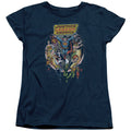 Justice League Star Group Womens T-Shirt