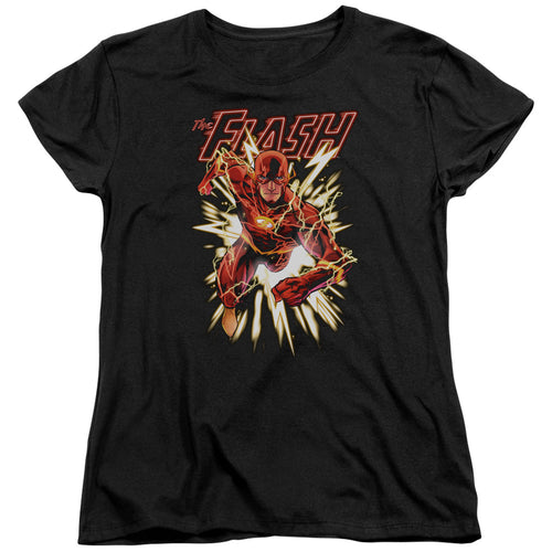 Justice League Flash Glow Womens T-Shirt
