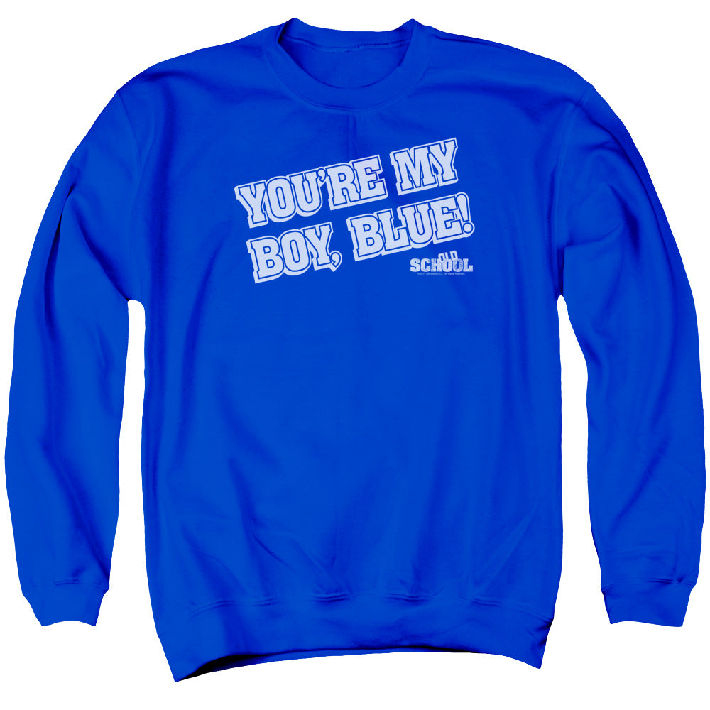 Old School My Boy Blue Crewneck Sweatshirt