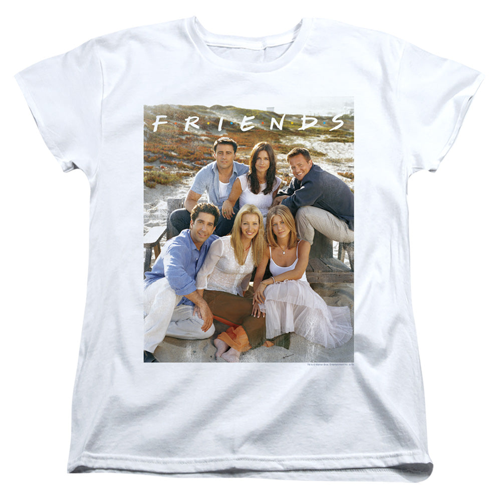 Friends Lifes A Beach Womens T-Shirt