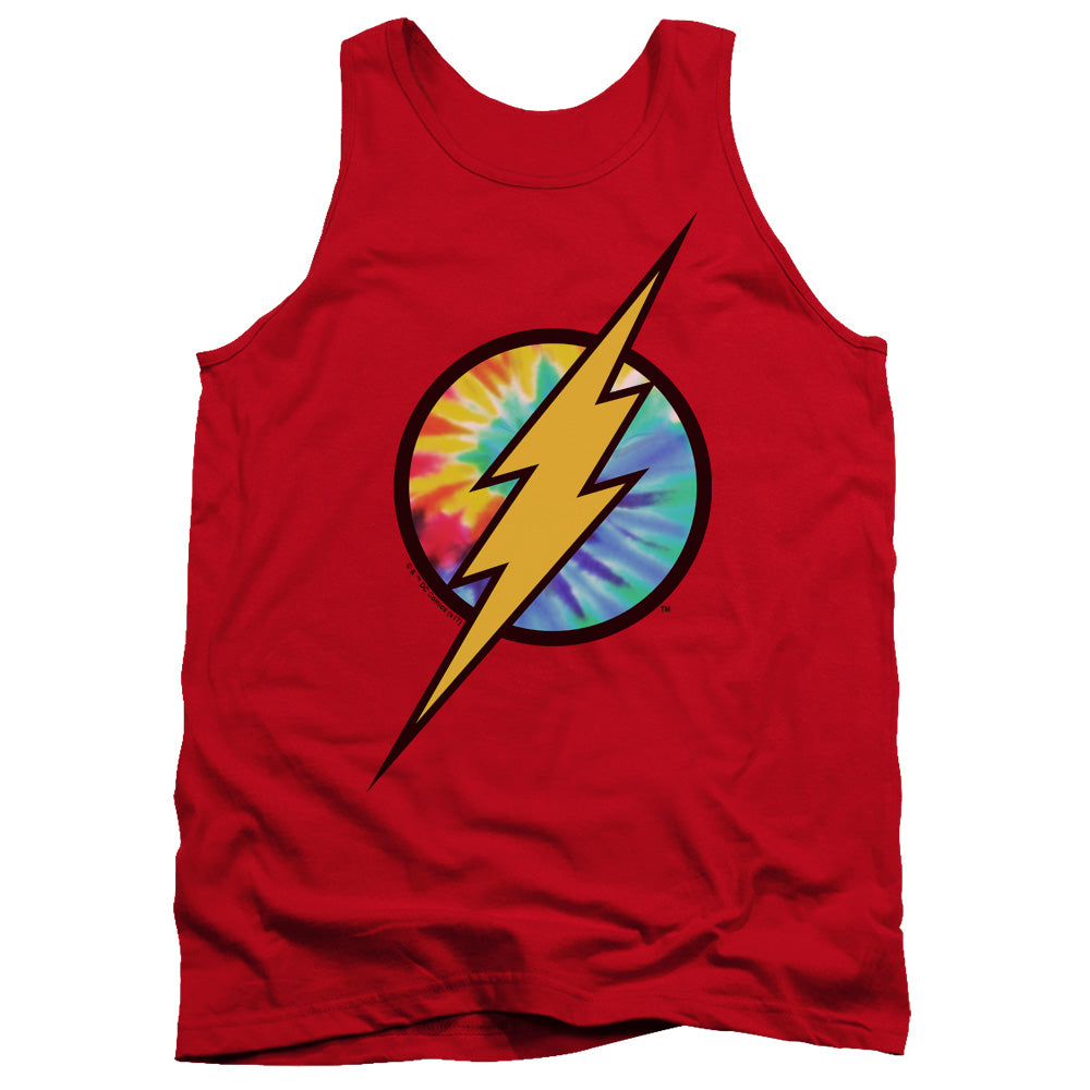 The Flash Tie Dye Flash Logo Tank Top
