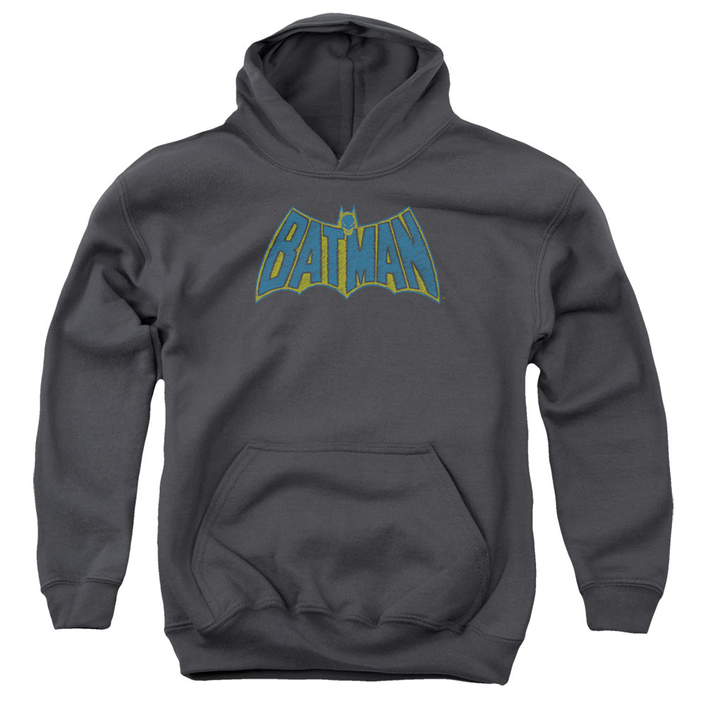Batman Sketch Logo Youth Hoodie