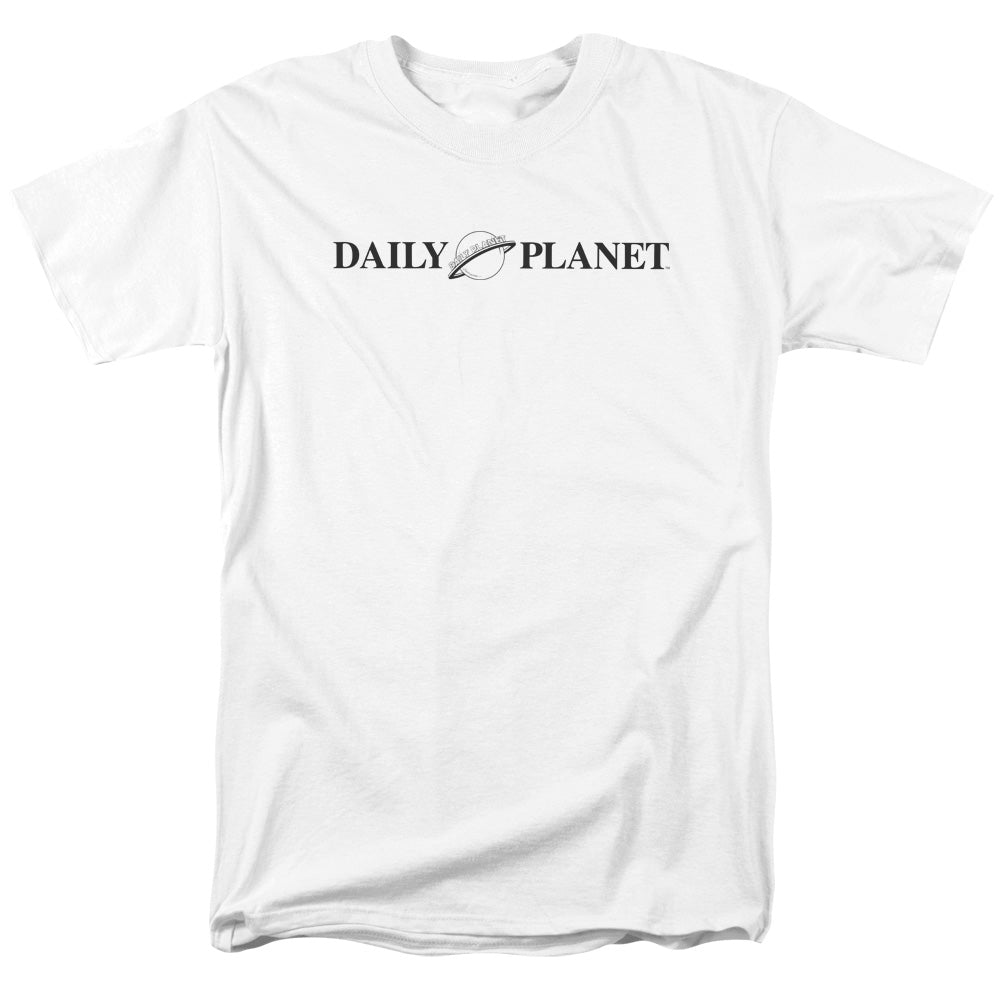Superman Daily Planet Logo White T-Shirt