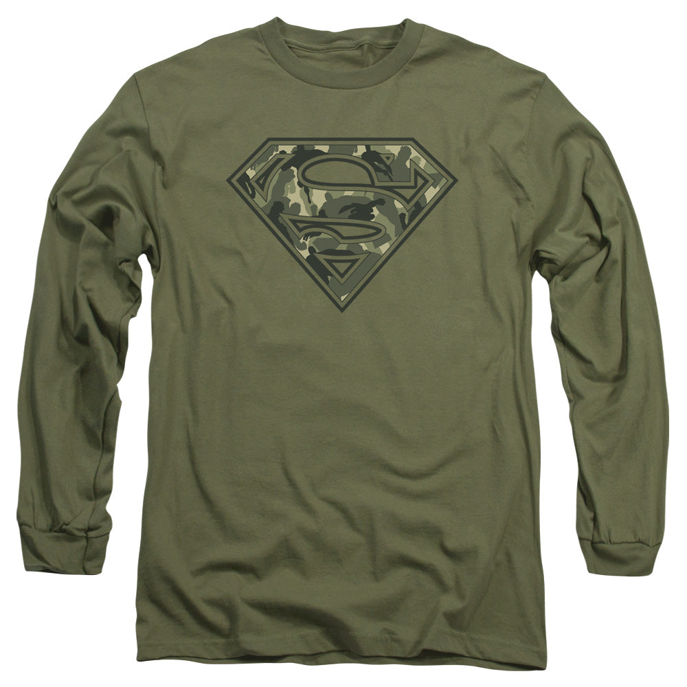 Superman Super Camo Long Sleeve T-Shirt