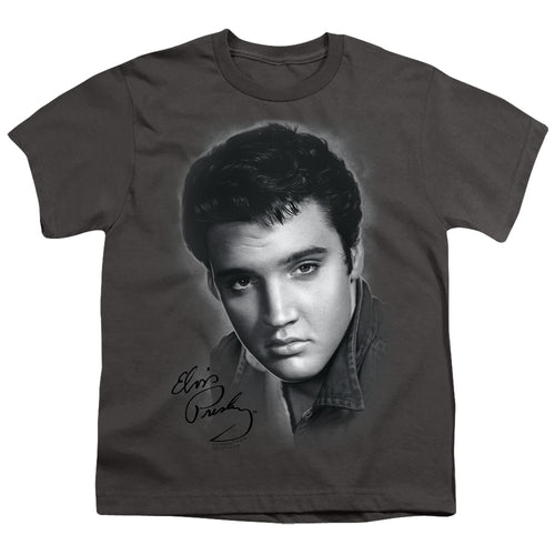 Elvis Presley Grey Portrait Youth/Toddler T-Shirt