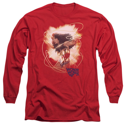 Wonder Woman 75th Burst Long Sleeve T-Shirt