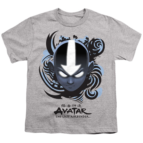 Avatar: The Last Airbender Airbender Blue And Black Kanji Youth/Toddler T-Shirt