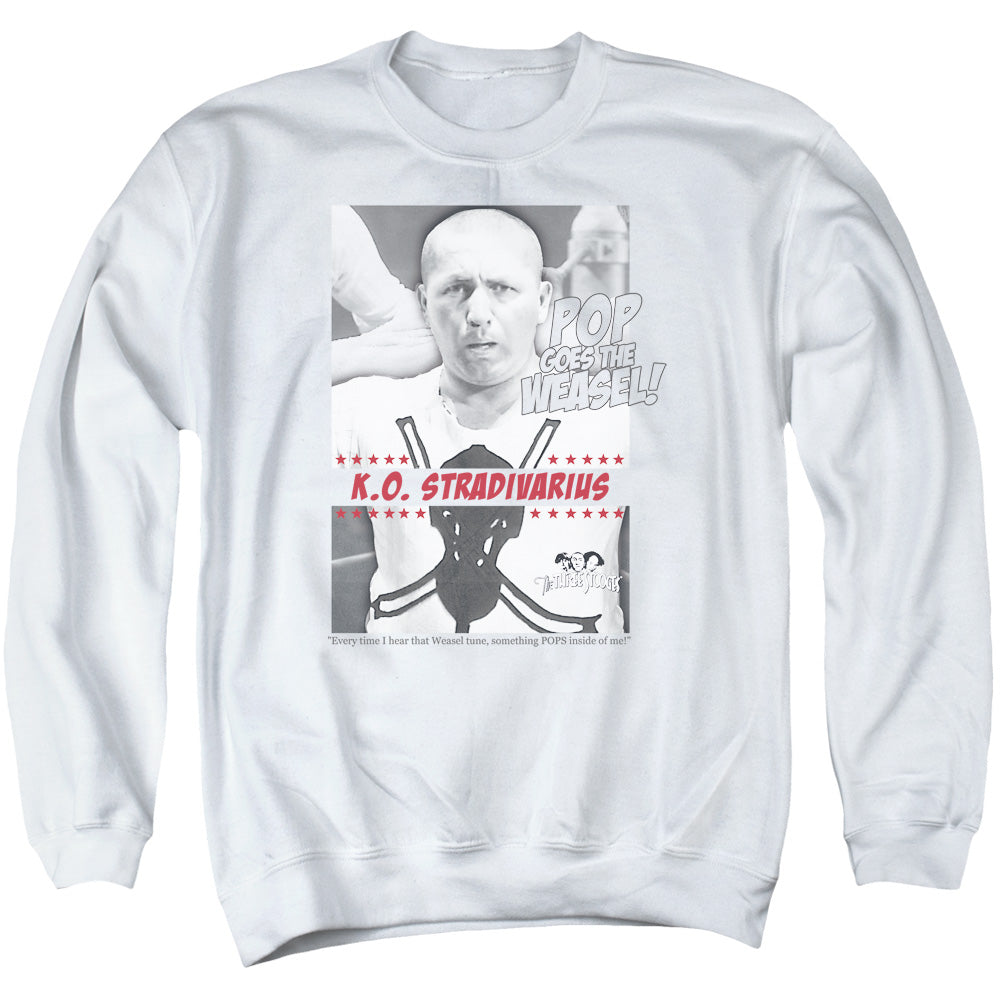 The Three Stooges Pop Goes the Weasel Crewneck Sweatshirt