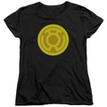 Green Lantern Yellow Symbol Womens T-Shirt