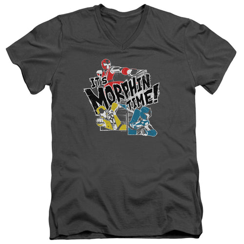 Power Rangers: Ninja Steel Panels V-Neck T-Shirt