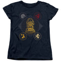 Game of Thrones 4 Houses 4 The Throne Womens T-Shirt