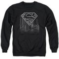 Superman Skyline Crewneck Sweatshirt