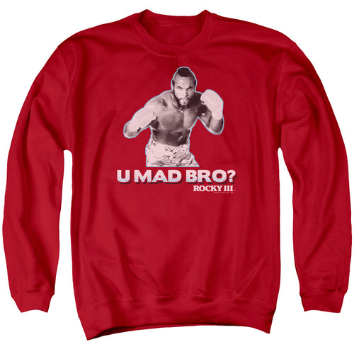 Rocky U Mad Bro Crewneck Sweatshirt