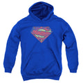 Superman New 52 Shield Royal Youth Hoodie