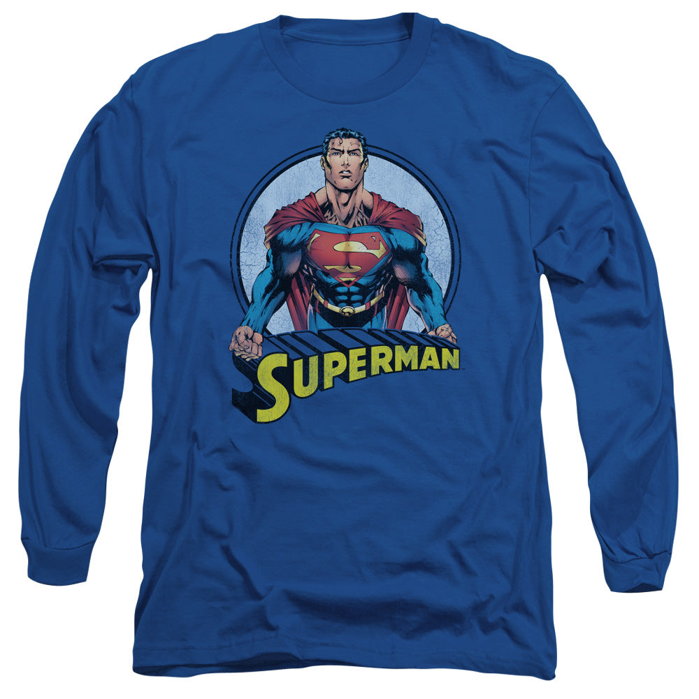 Superman Flying High Again Long Sleeve T-Shirt
