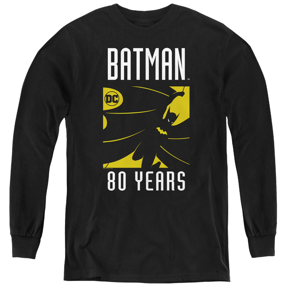 Batman Silhouette Youth Long Sleeve T-Shirt