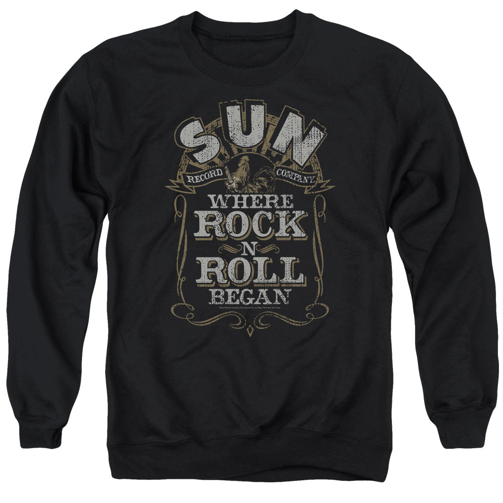 Sun Records Where Rock N Roll Began Crewneck Sweatshirt