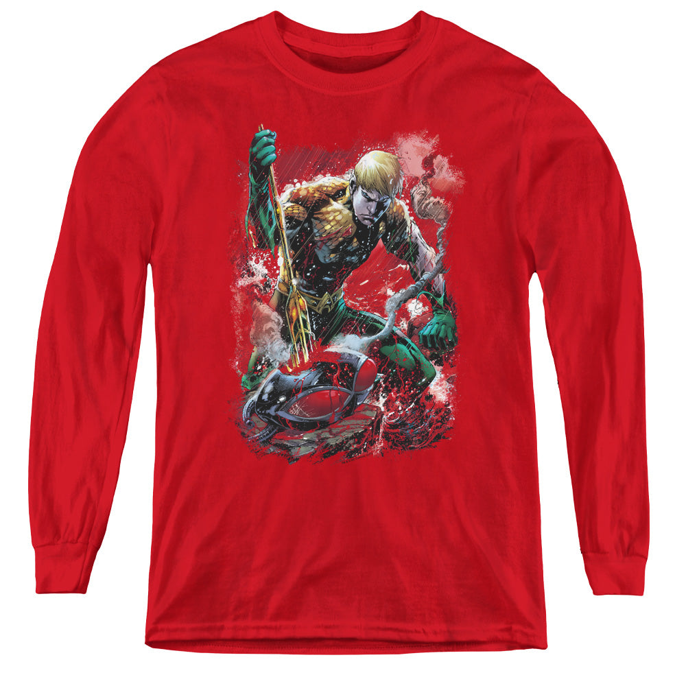 Justice League Finished Youth Long Sleeve T-Shirt