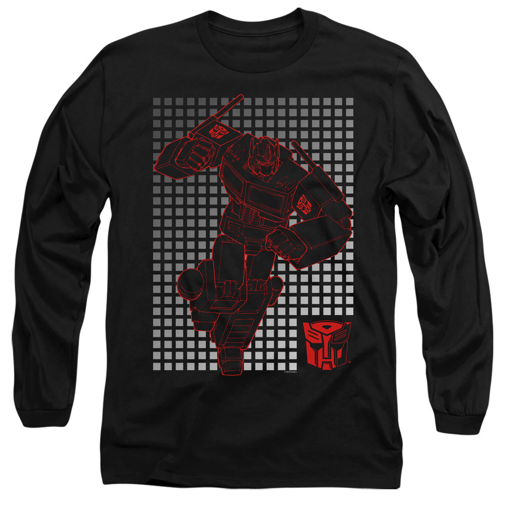 Transformers Optimus Grid Long Sleeve T-Shirt