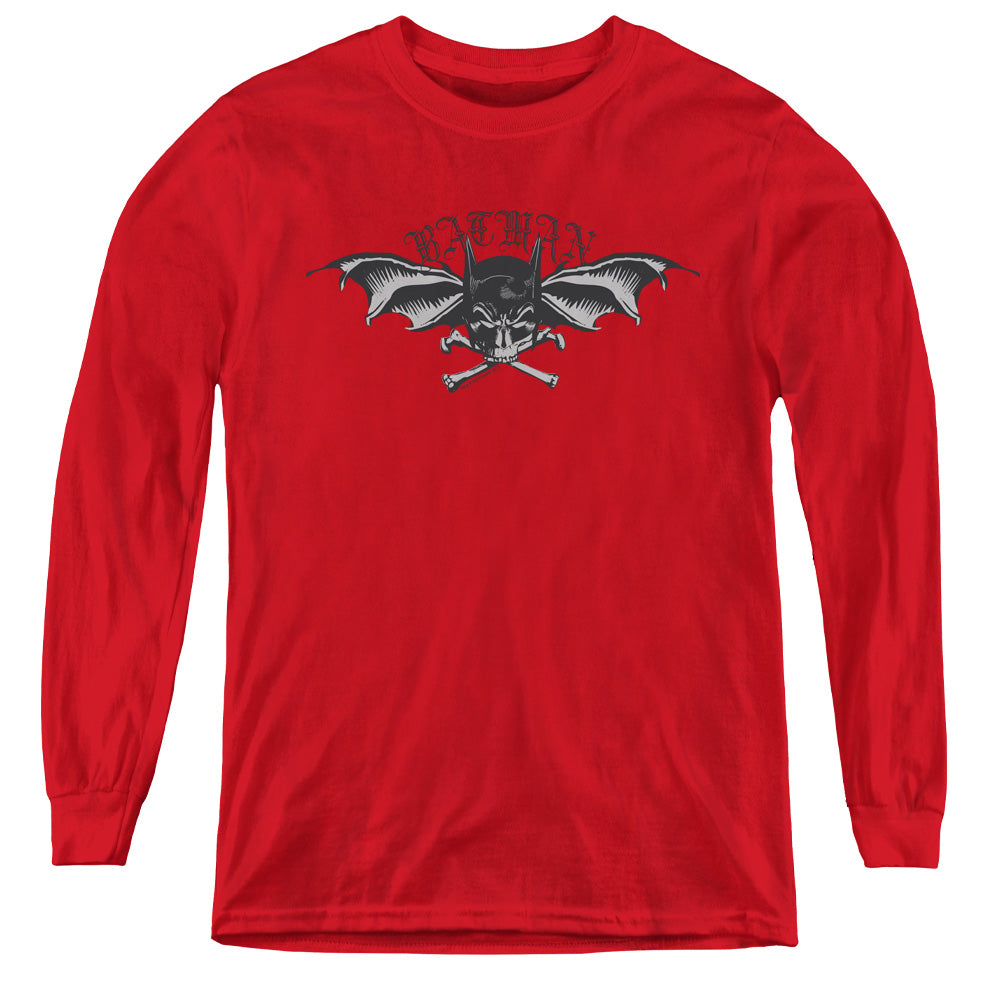 Batman Wings Of Wrath Youth Long Sleeve T-Shirt