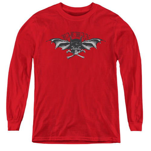 Batman Wings Of Wrath Youth Long Sleeve T-Shirt