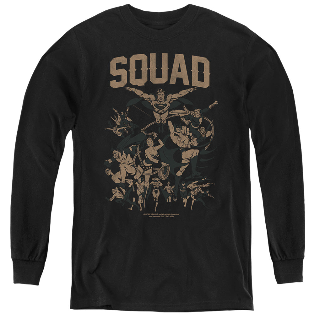 Justice League Squad Youth Long Sleeve T-Shirt