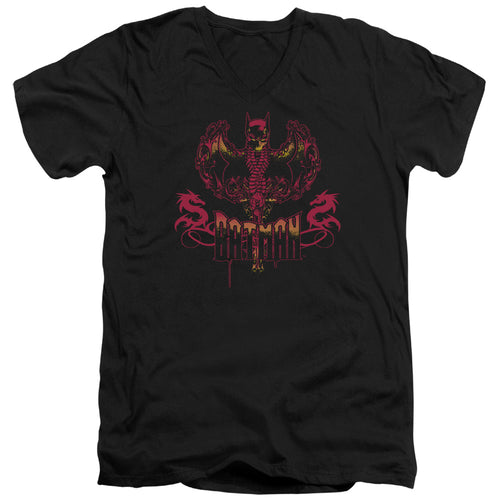 Batman Heart Of Fire V-Neck T-Shirt