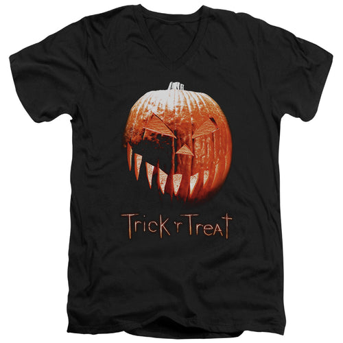 Trick 'r Treat Pumpkin V-Neck T-Shirt