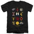 Game of Thrones House Sigils V-Neck T-Shirt