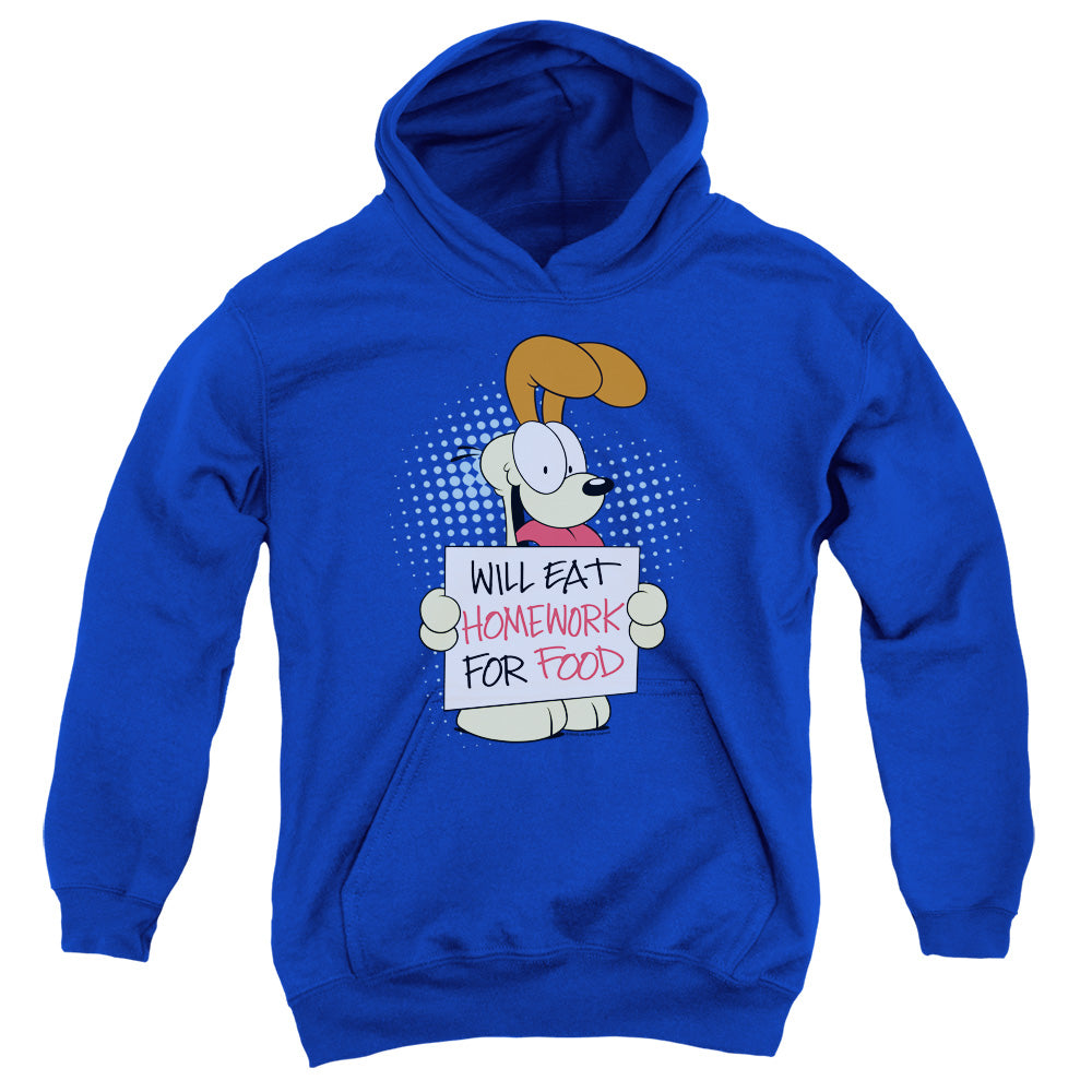 Garfield Will Eat Homework Youth Hoodie