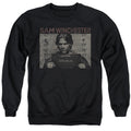 Supernatural Sam Winchester Mug Shot Crewneck Sweatshirt