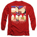 South Park Valentine's Day Kyle and Wendy Squares Long Sleeve T-Shirt