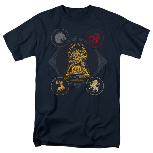 Game of Thrones 4 Houses 4 The Throne T-Shirt