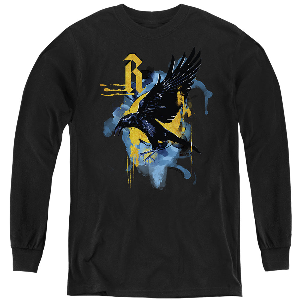 Harry Potter Urban Elegance Ravenclaw Raven Youth Long Sleeve T-Shirt