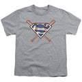 Superman Crossed Bats Youth/Toddler T-Shirt