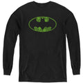Batman St. Patrick'S Day Shamrock Logo Youth Long Sleeve T-Shirt