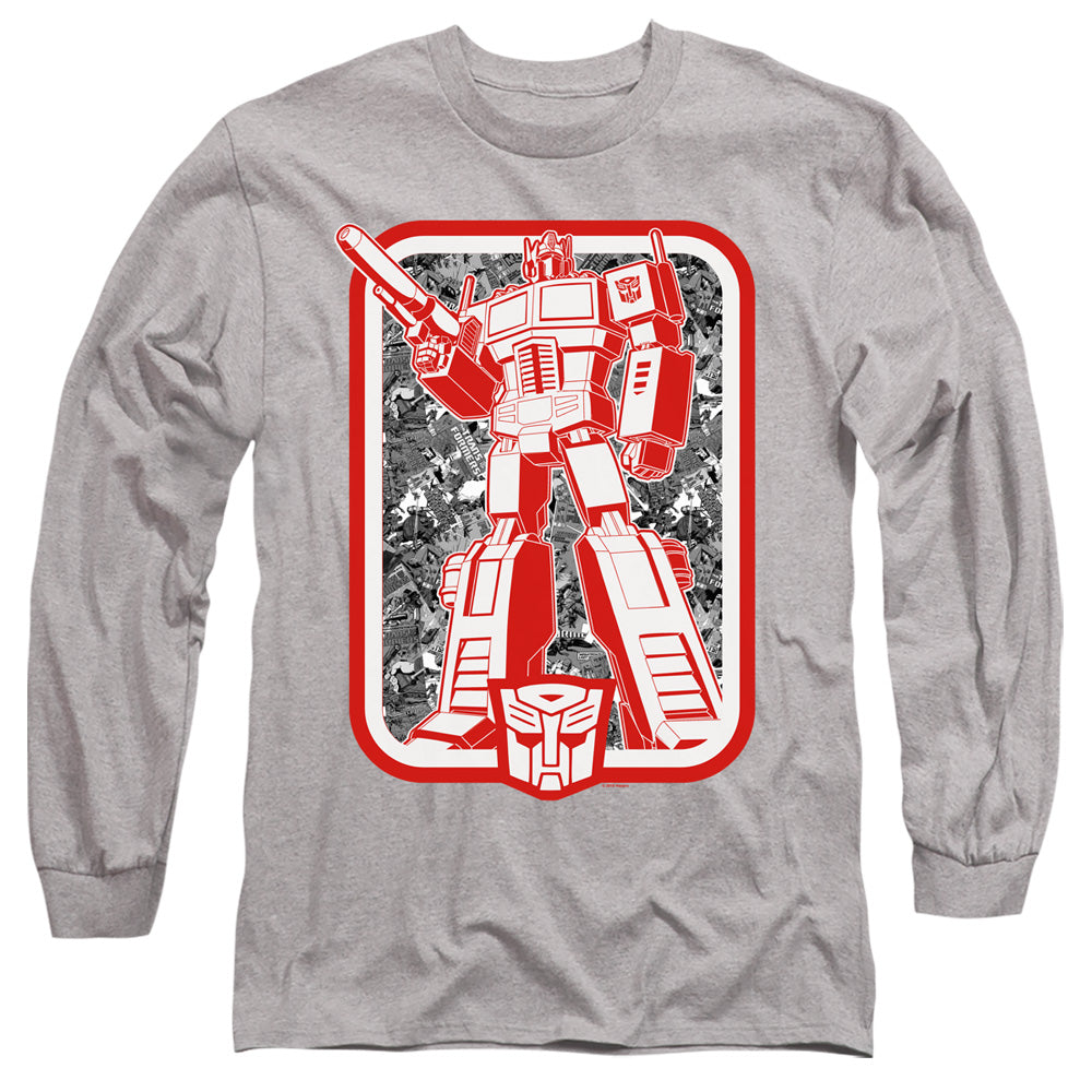 Transformers Optimus Prime Panel Long Sleeve T-Shirt