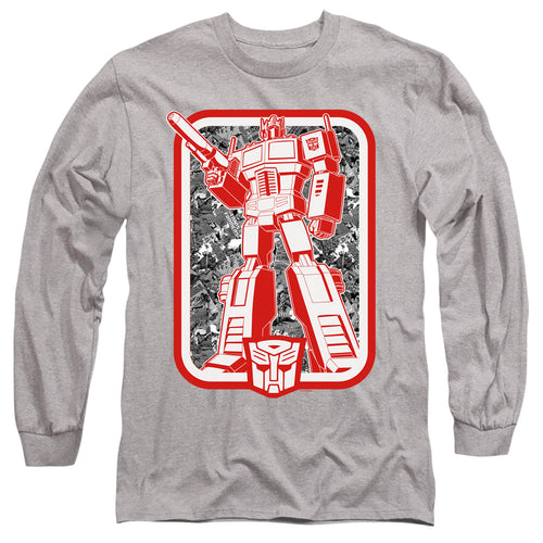Transformers Optimus Prime Panel Long Sleeve T-Shirt