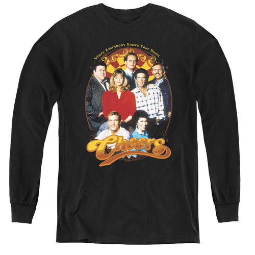 Cheers Group Shot Youth Long Sleeve T-Shirt