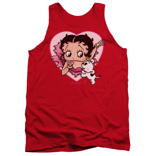 Betty Boop I Love Betty Red Tank Top